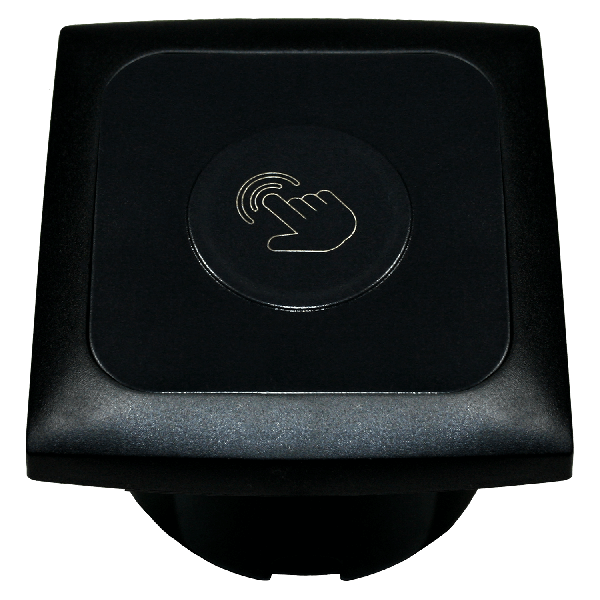 C-Line dimmer verlichting camper en caravan met Opal afdekraam zwart - zonder verkoopverpakking