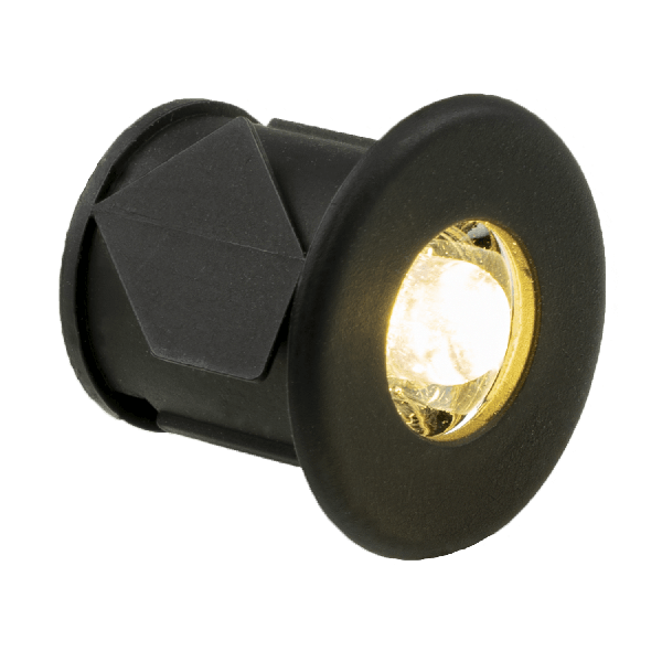 Campio mini inbouwspot - ECE R10 - zwart - zonder verkoopverpakking