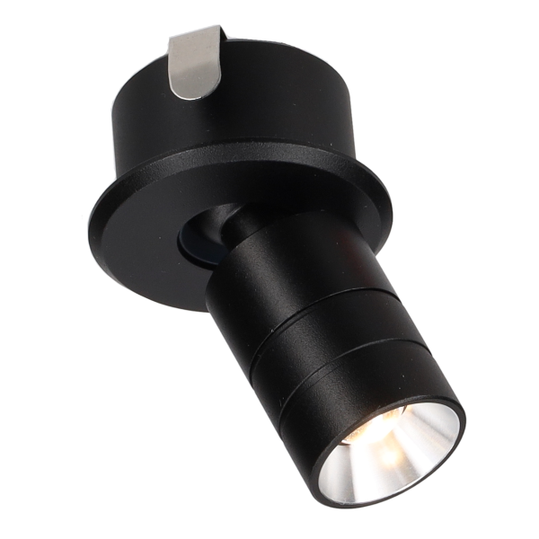 Rapino mini inbouwspot zwart