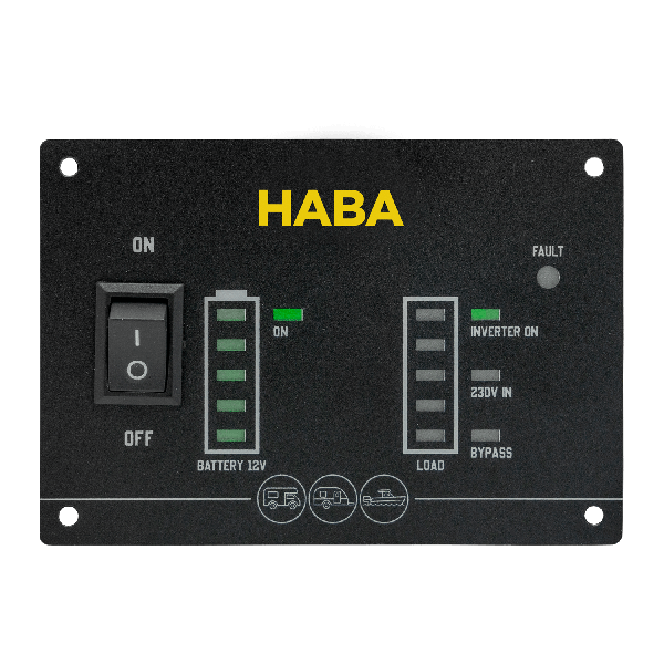 Controle paneel, voor het uitlezen van de sinus omvormer