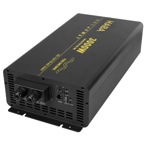 Pure Sine Wave omvormer 12V-230V - 3000W met AC-prioriteit