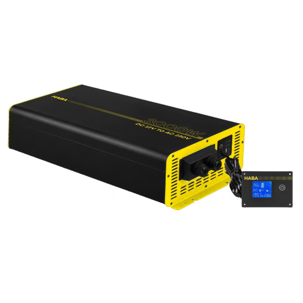 Pure sinus omvormer 3000W met AC prioriteit