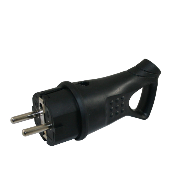 Rubber stekker rand/penaarde met handvat