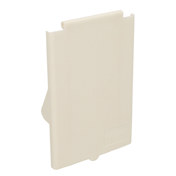 Rectangular Line deksel voor CEE invoerdoos wit - zonder verkoopverpakking