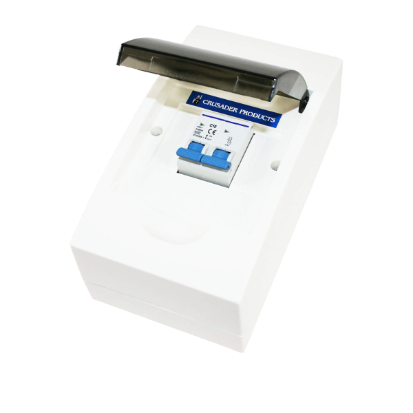 Zekeringkast 4-modules met dubbelpolige zekeringautomaat B10A