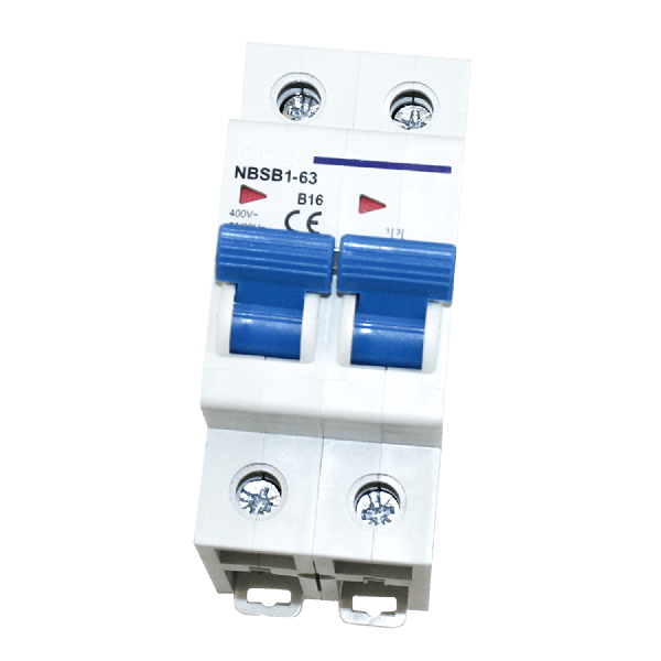 Dubbelpolige zekeringautomaat B16A