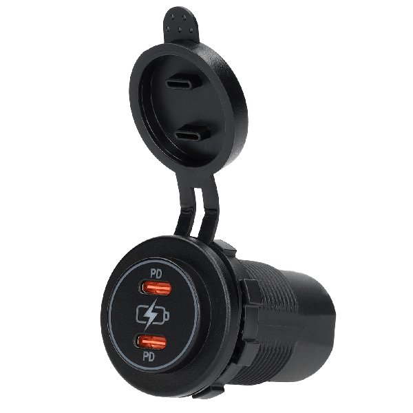 Power Line 2x USB-C PD lader - verpakt