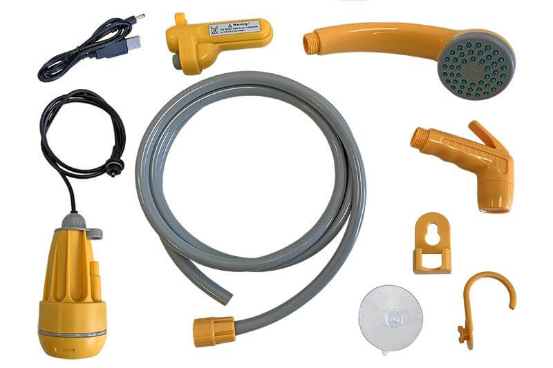 Mobiele handdouche met accu