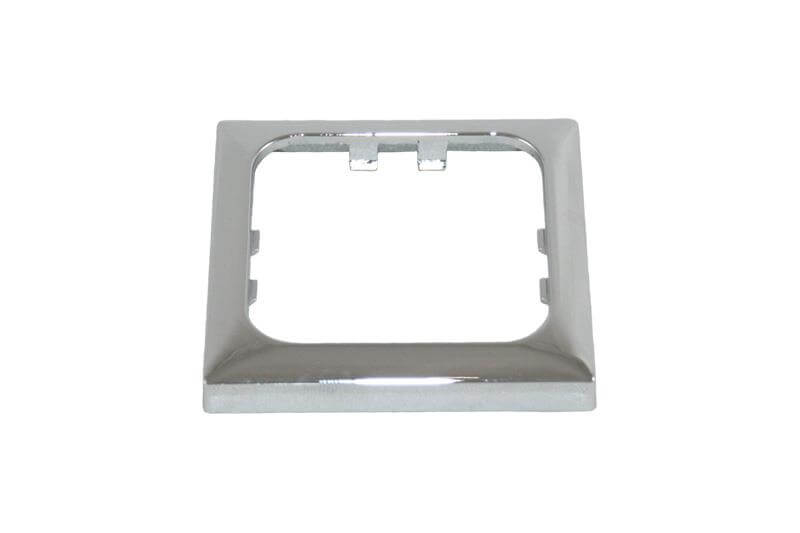 Opal afdekraam enkel chroom