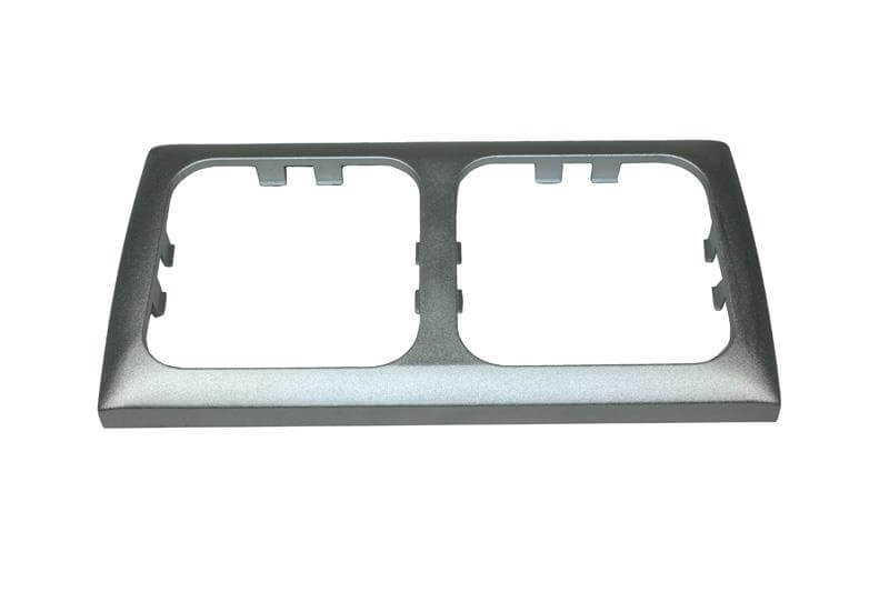 Opal afdekraam 2 voudig zilver - verpakt