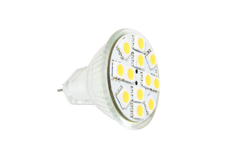 MR11 SMD LED lampje gestabiliseerd tussen 10 en 30V - 100 lumen