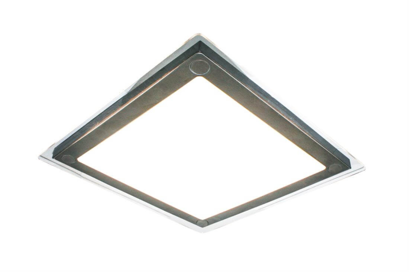 Tivoli vierkante plafonnière met spiegelglas