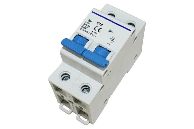 Dubbelpolige zekeringautomaat C10A - zonder verkoopverpakking