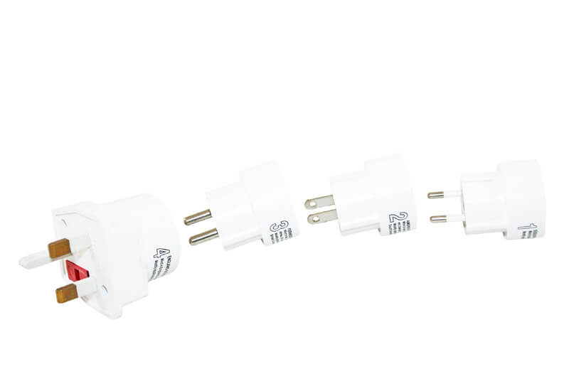 World reisstekkerset wereld adapters