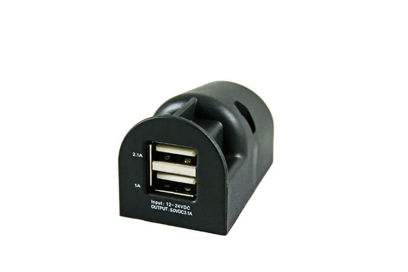 12 Volt USB opbouw contactdoos
