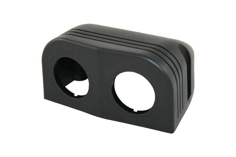 Power Line tweevoudig opbouwframe zwart