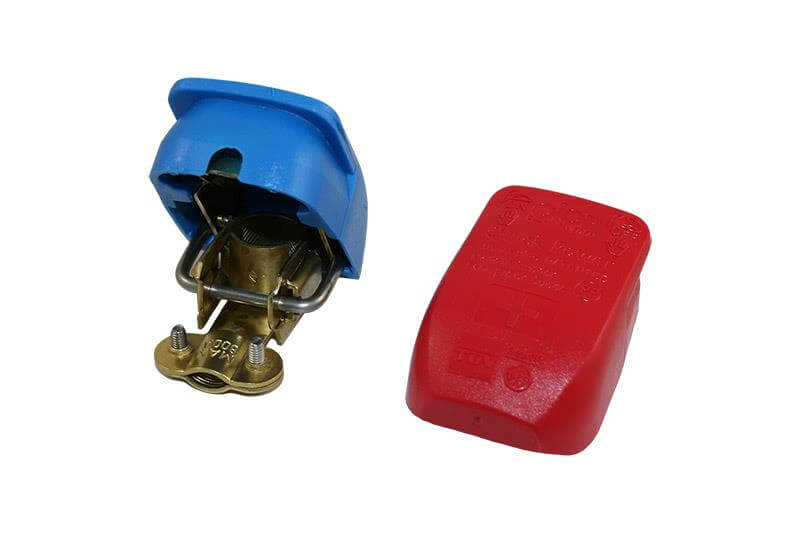 Ojop accu klem blauw negatief